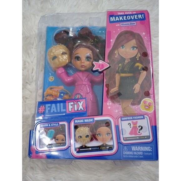 FAILFIX Loves.Glam Loves Glam Take Over The Makeover New In Box 2020 Doll - Picture 3 of 3